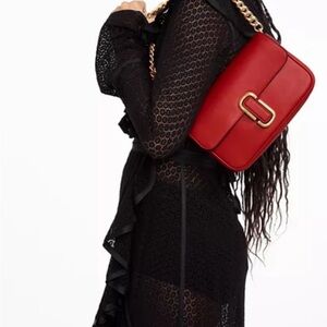 Red Marc Jacobs J Shoulder Bag